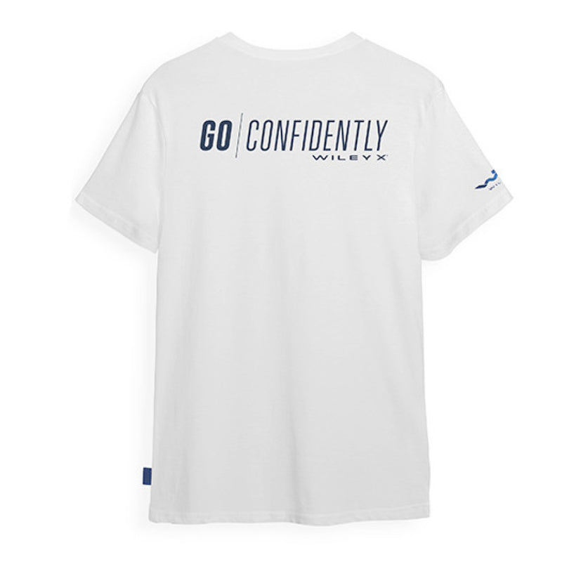 WX Fish T-shirt White Cotton w/ Wiley X - Bellmt