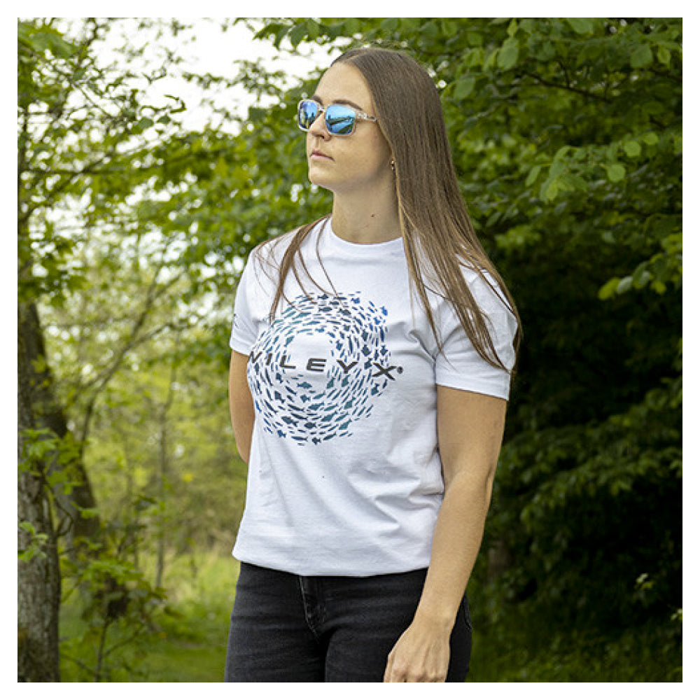 WX Fish T-shirt White Cotton w/ Wiley X - Bellmt