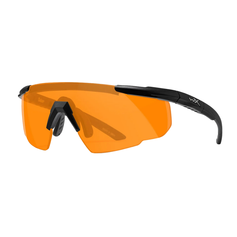 Saber Advanced - 2 Lens Set Grey + Light Rust Lens Matte Black Frame Tactical Sunglasses - Bellmt