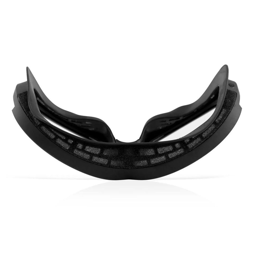 Side view of Wiley X Nerve Tactical Goggles with an adjustable black strap, suitable for various head sizes.