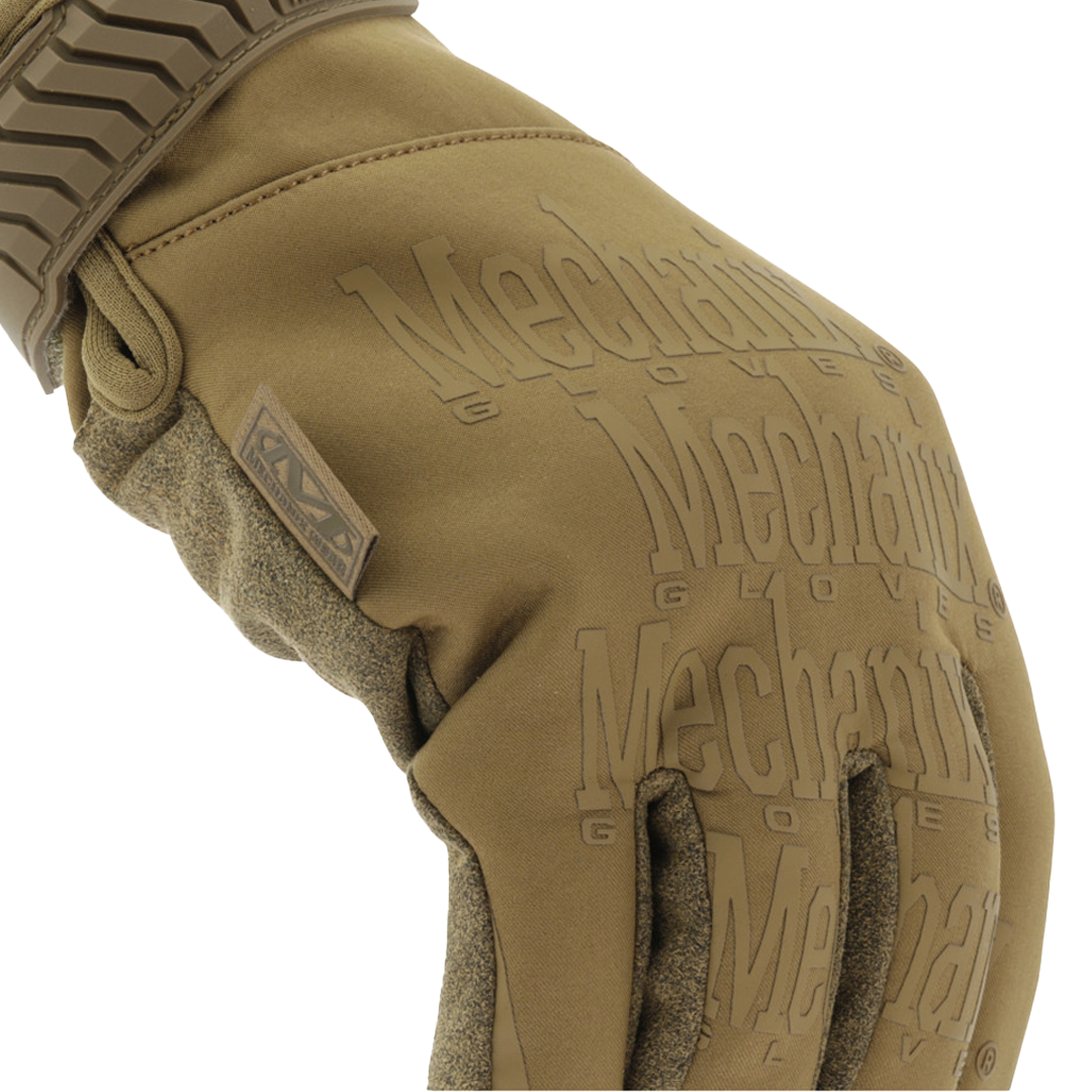 angled back view of glove showing thermoplastic rubber wrist closure and mechanix wear logo