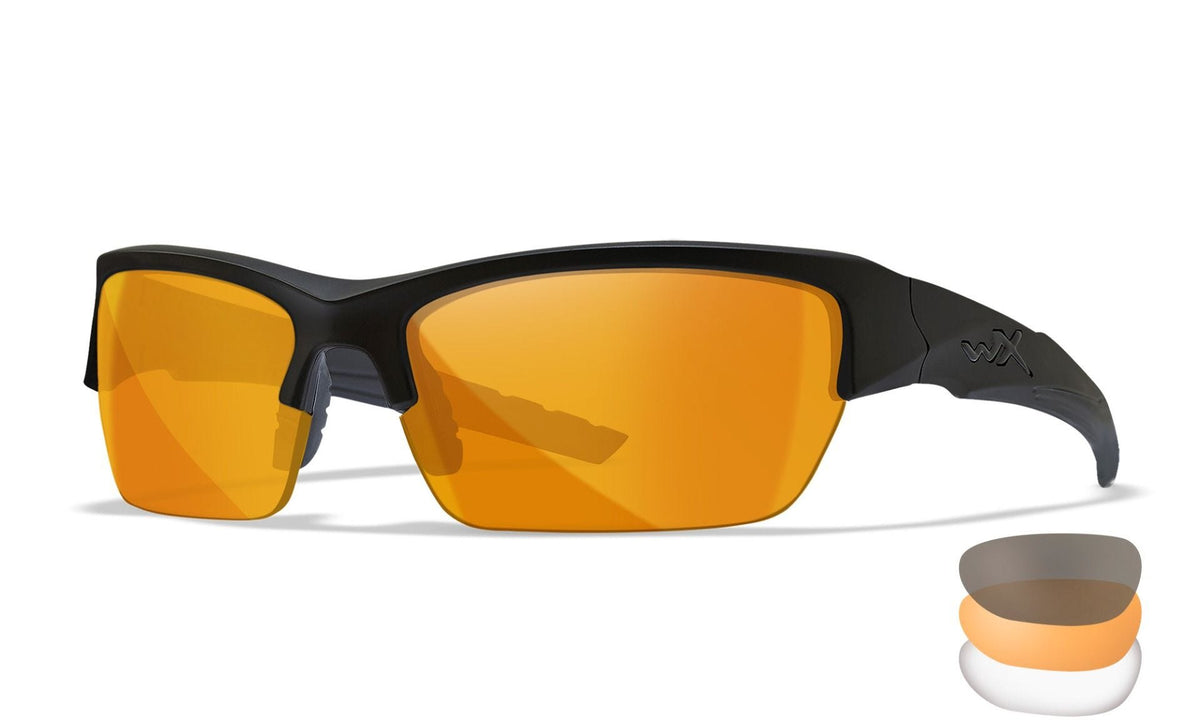 WX Valor Clear/Grey/Light Rust 3 lens set Protective Eyewear - Bellmt