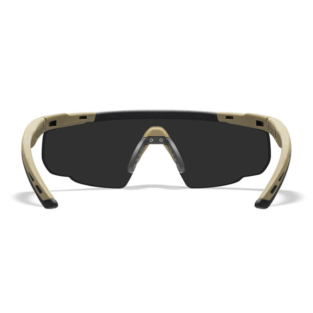 Saber Advanced Smoke/Clear/Rust Tan Frame 3 Lens set Protective Eyewear - Bellmt