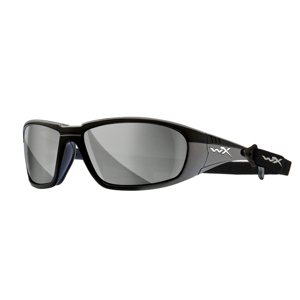 WX Boss Grey Silver Flash Gloss Black Frame - Bellmt