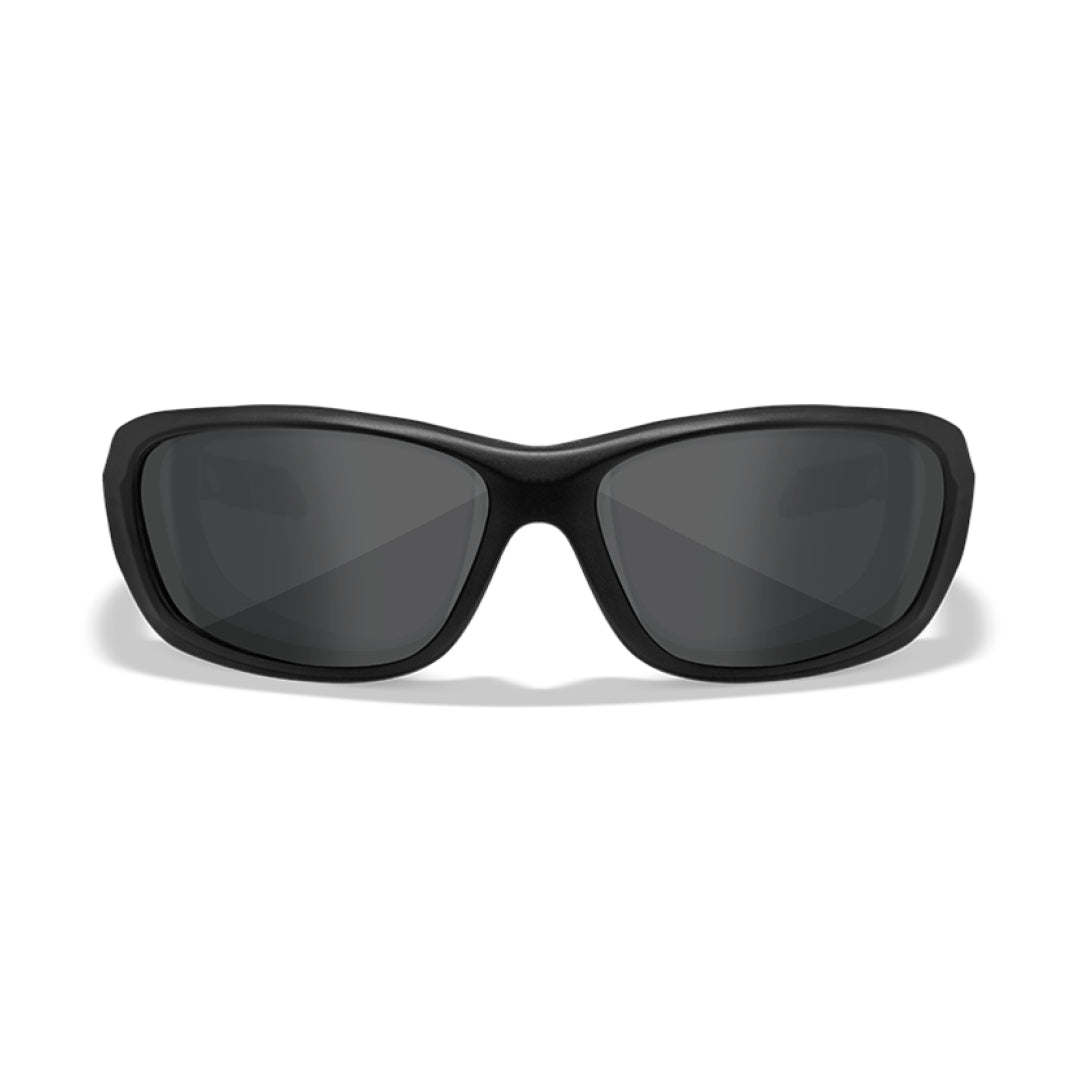WX Gravity Smoke Grey Matte Black Frame Protective Eyewear - Bellmt