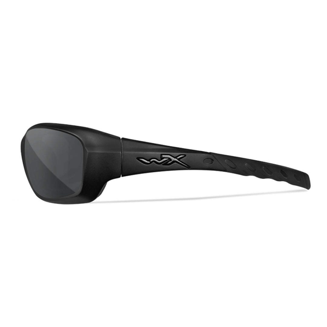 WX Gravity Captivate Smoke Grey Matte Black Frame Protective Eyewear - Bellmt