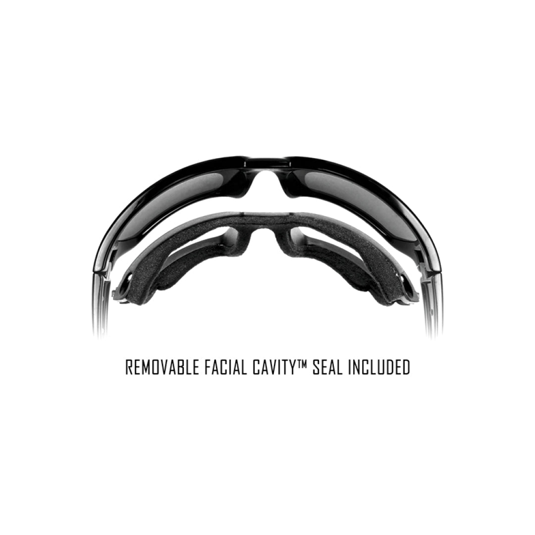 WX Gravity Captivate Smoke Grey Matte Black Frame Protective Eyewear - Bellmt