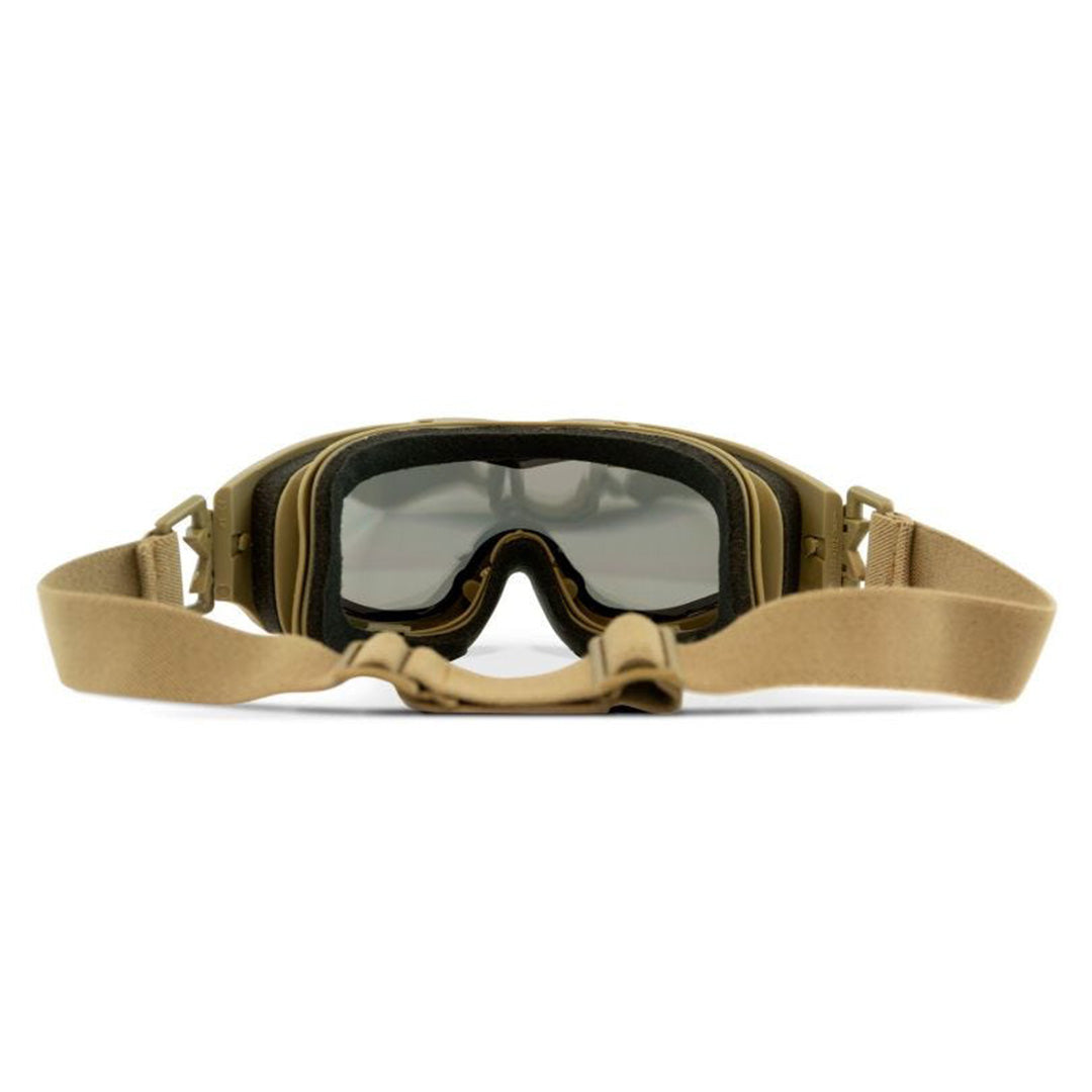 Spear Dual Smoke/Clear/Rust Tan Frame Protective Eyewear - Bellmt