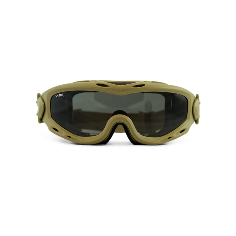 Spear Smoke/Clear Tan Frame Protective Eyewear - Bellmt