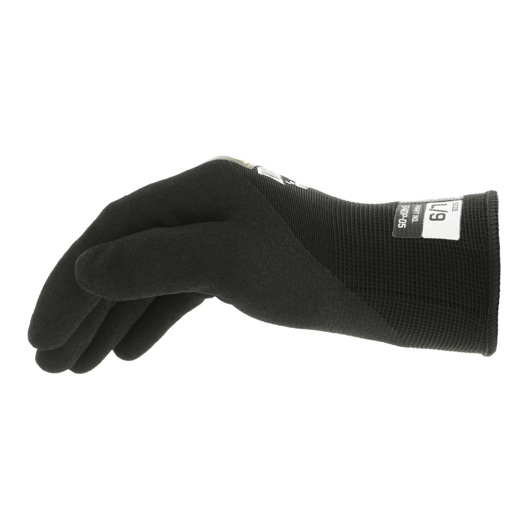 Mechanix Wear SpeedKnit™ Thermal S4DP05 coldwork glove displayed in profile, emphasizing the fit and fabric designed for chilly conditions and outdoor tasks.