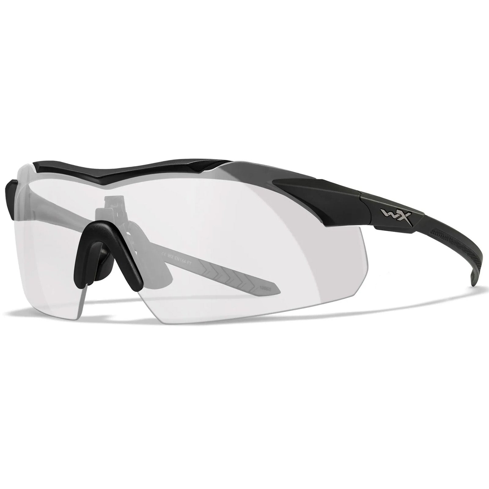 WX Vapor 2.5 Glasses - 2 Shields Set - Grey & Clear shields - Matte Black Frame
