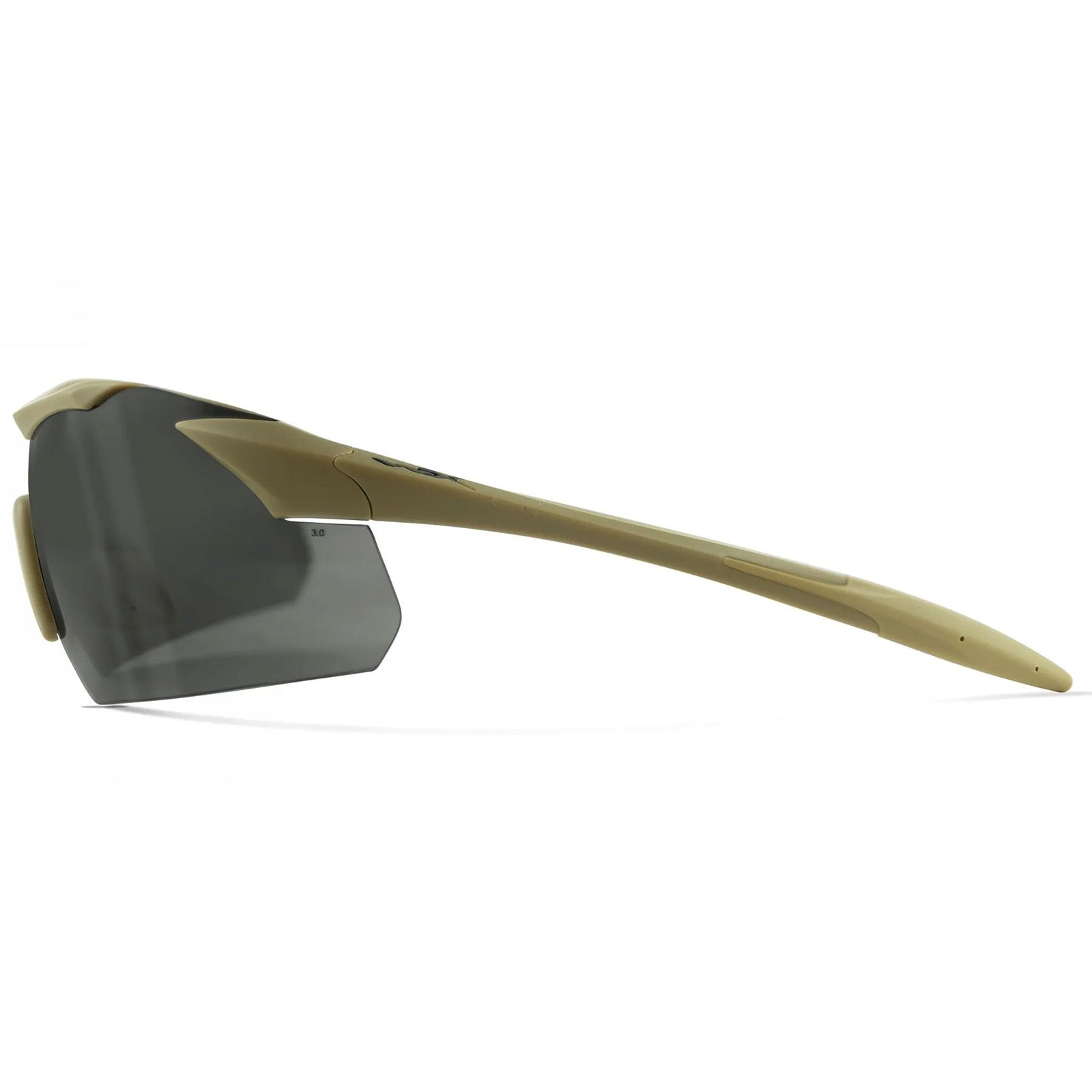 WX Vapor 2.5 Glasses - 2 Shields Set - Grey & Clear shields - Matte Tan Frame