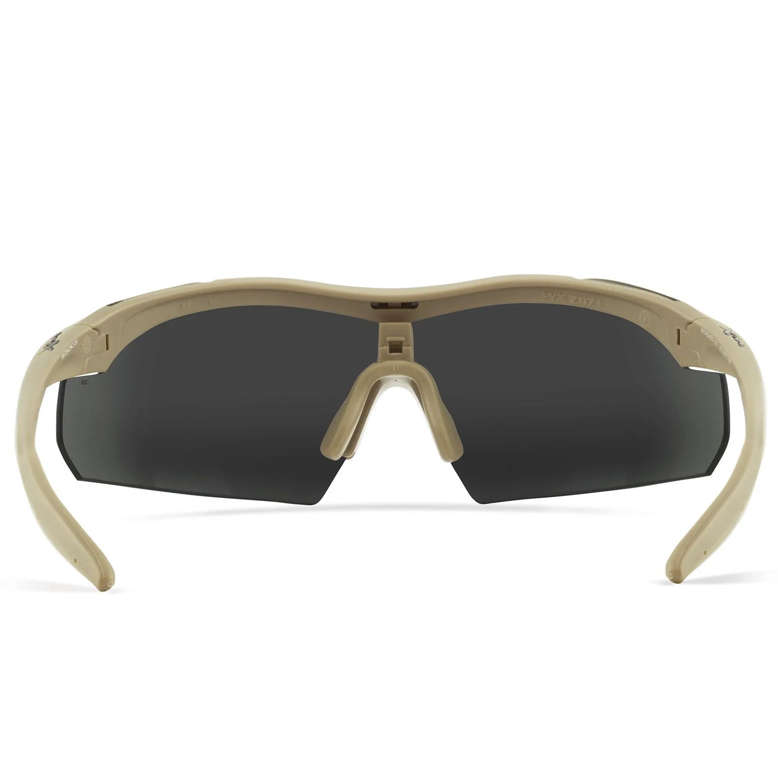 WX Vapor 2.5 Glasses - 3 Shields Set - Grey, Clear & Light Rust shields - Matte Tan Frame