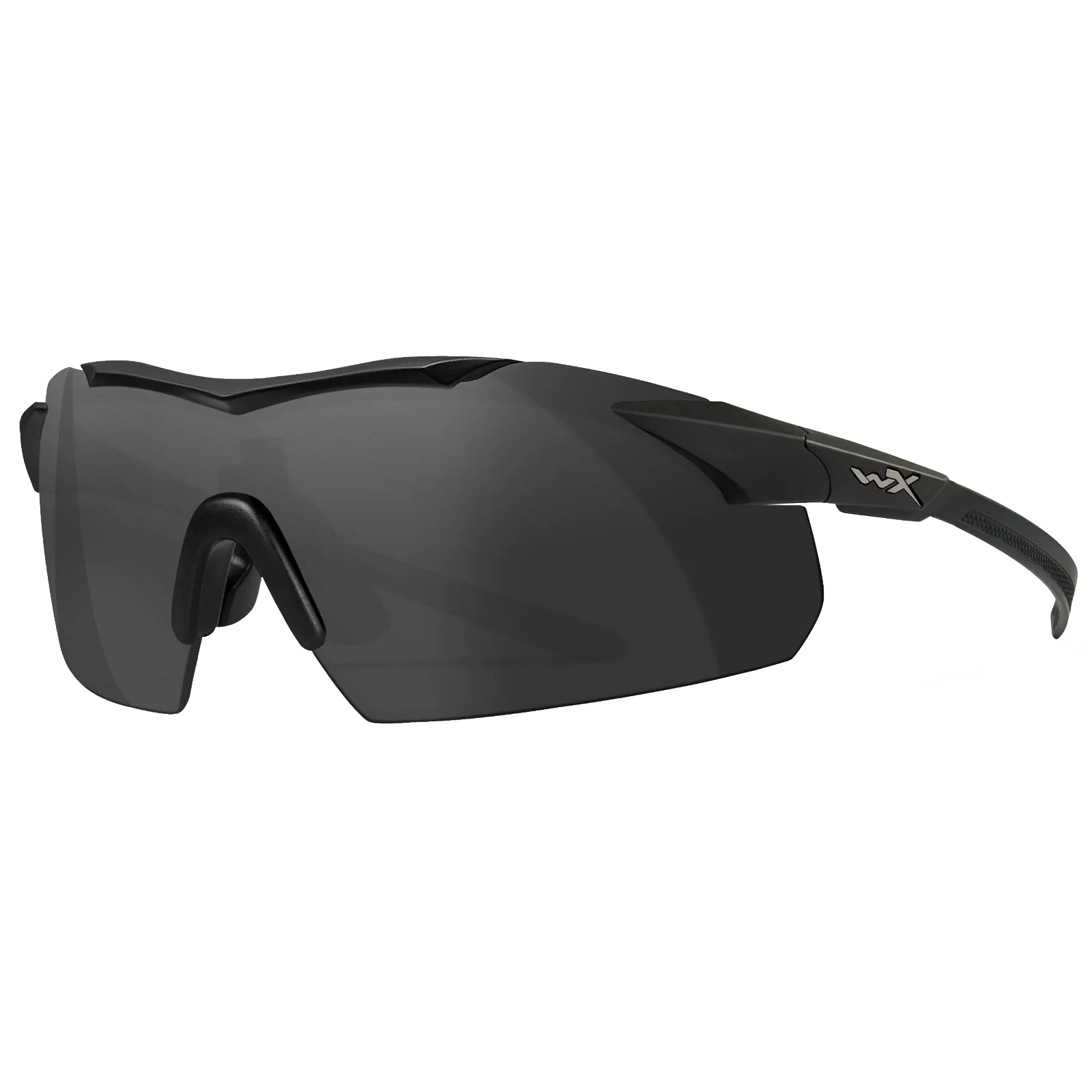 WX Vapor 2.5 Comm Glasses - 3 Shields - Grey, Clear & Light Rust shields - Matte Black Frame
