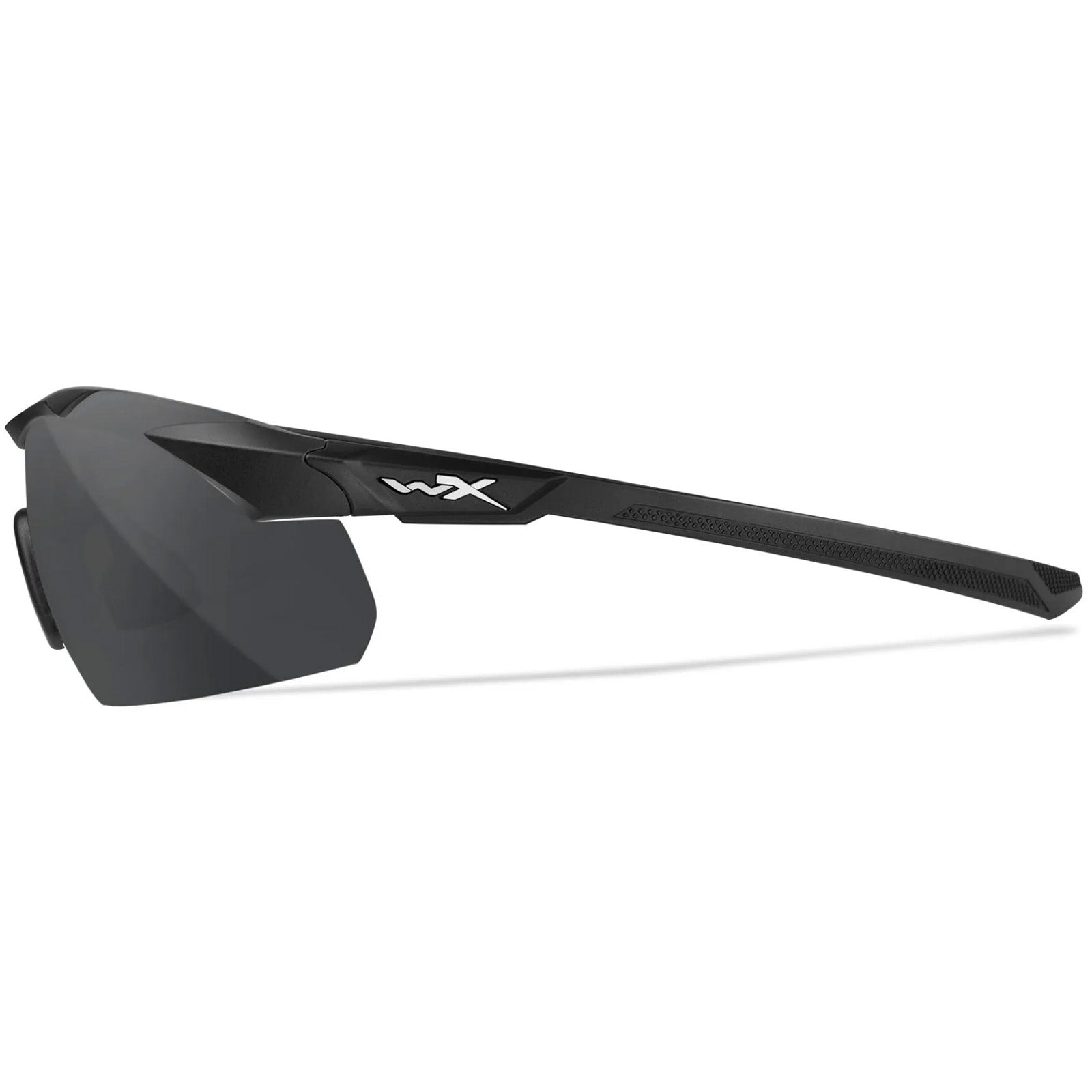 WX Vapor 2.5 Comm Glasses - 3 Shields - Grey, Clear & Light Rust shields - Matte Black Frame