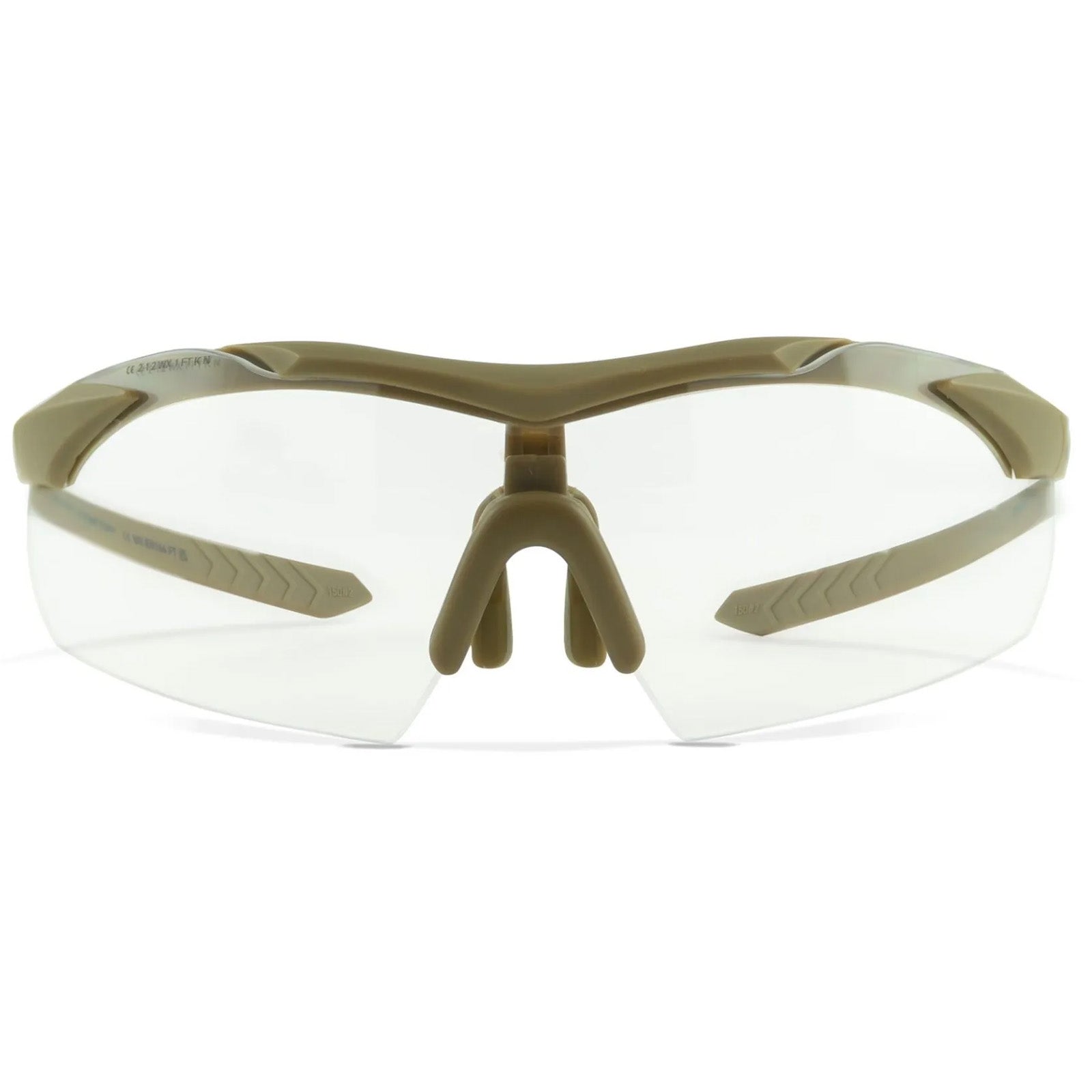WX Vapor 2.5 Comm Glasses - 3 Shields - Grey, Clear & Light Rust shields - Matte Tan Frame