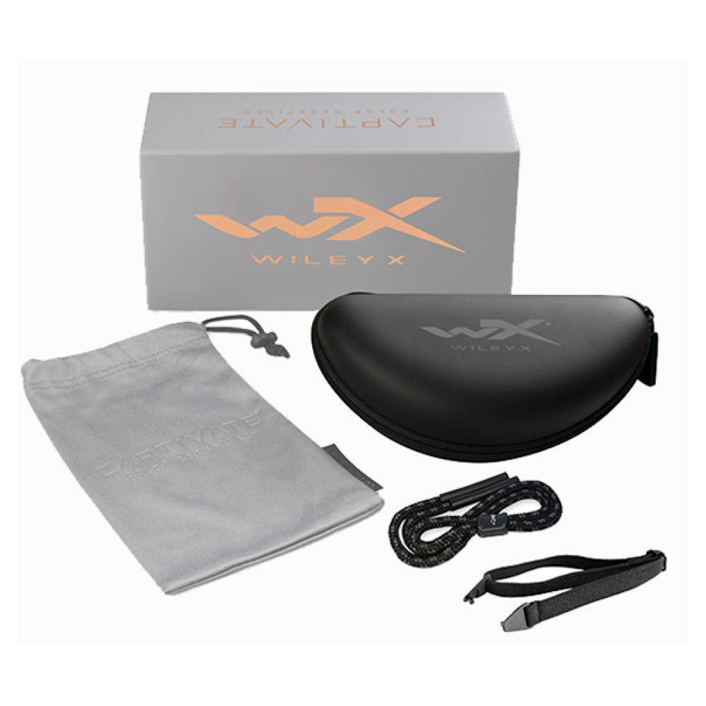 WX Grid Captivate Polarised Grey Matte Utility Green Frame Protective Eyewear - Bellmt