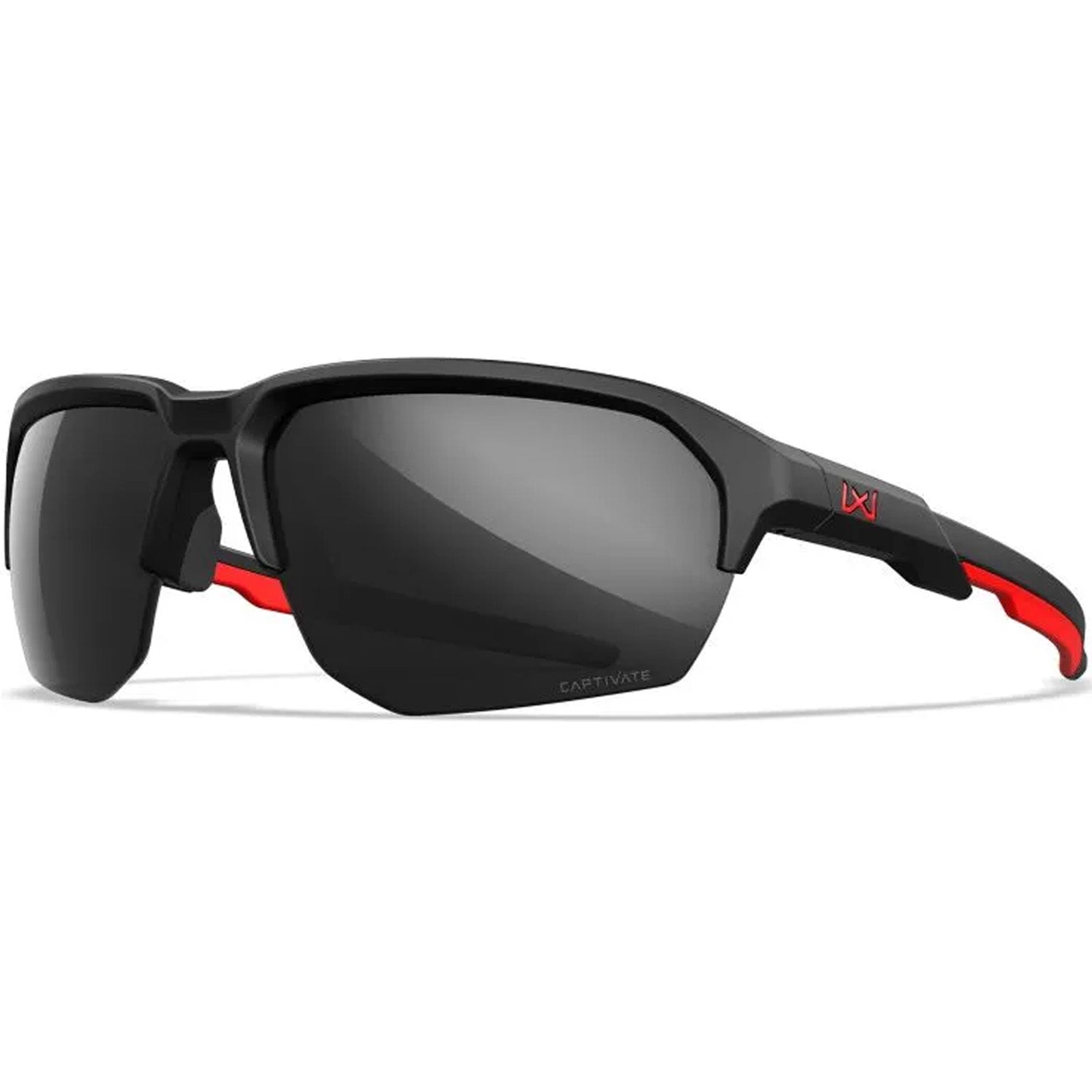 WX Jakl Captivate American Sniper Signature Series - Black Mirror Lens - Matte Black/Red Frame