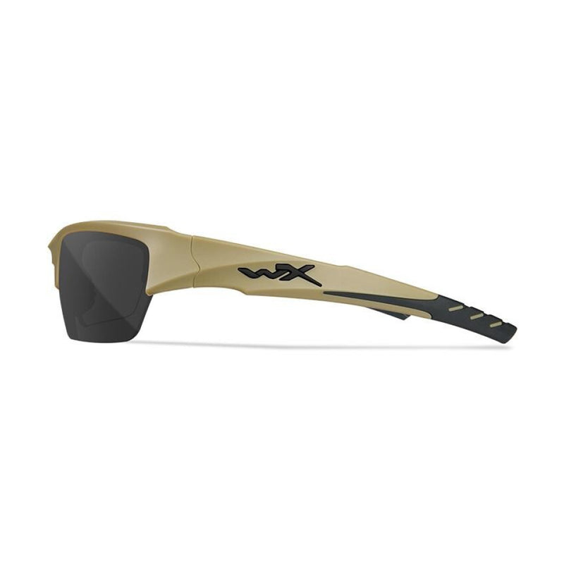 WX Valor 2.5 Grey/Clear/Light Rust 3 Lens Set with Matte Tan frame Protective Eyewear - Bellmt