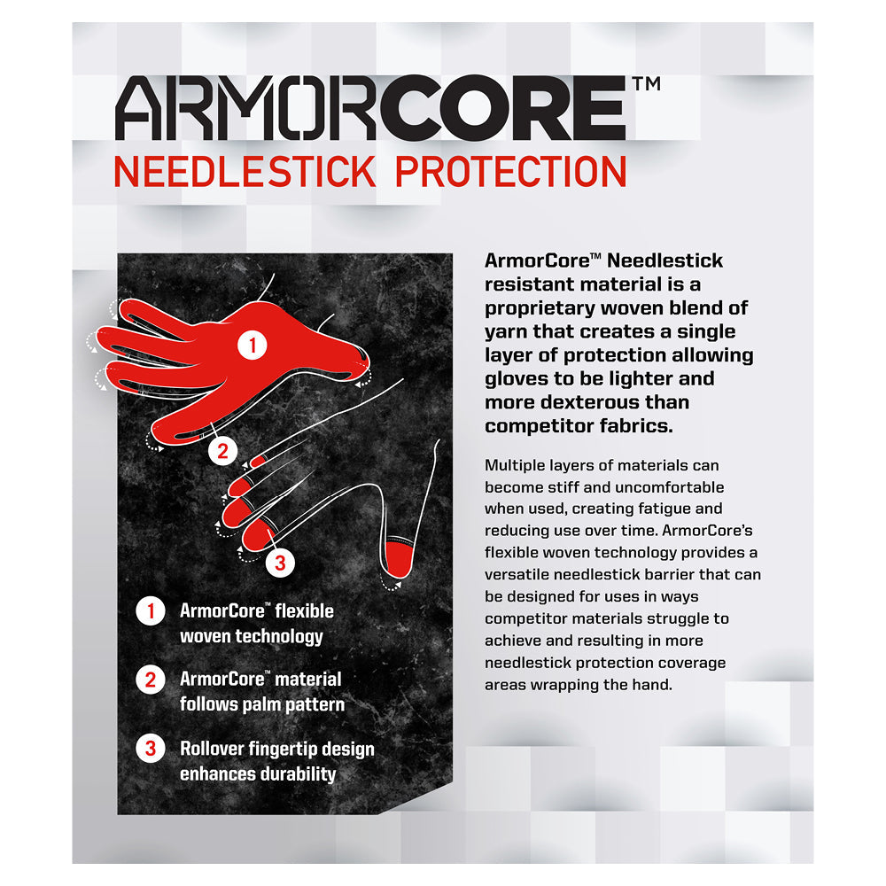 Leather Needle stick Law Enforcement - Bellmt