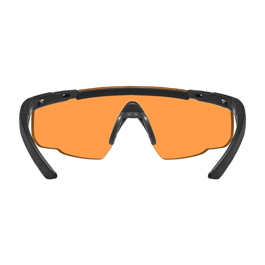 Saber Advanced - 2 Lens Set Grey + Light Rust Lens Matte Black Frame Tactical Sunglasses - Bellmt