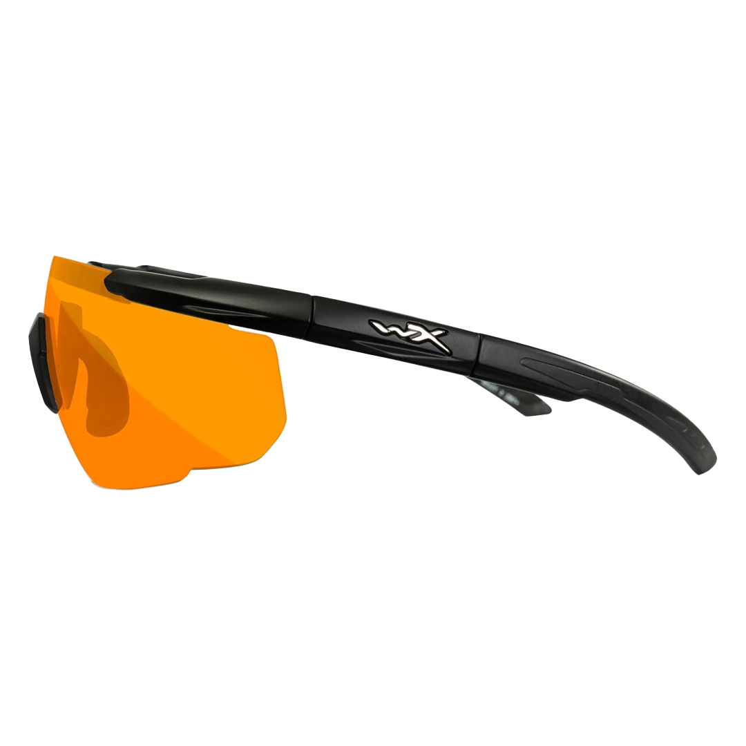 Saber Advanced - 2 Lens Set Grey + Light Rust Lens Matte Black Frame Tactical Sunglasses - Bellmt