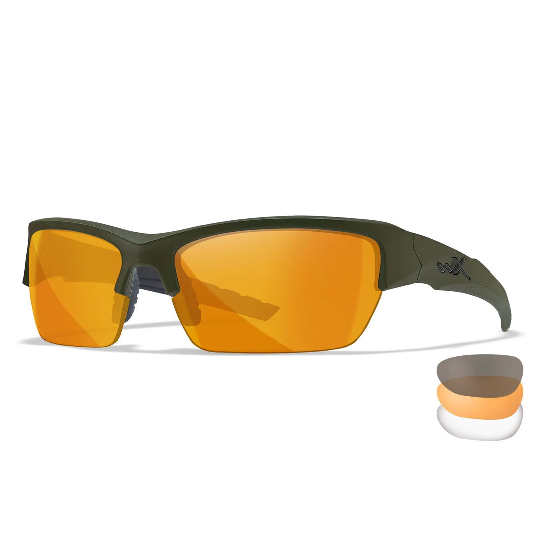 WX Valor 2.5 - 3 Lens Set (Grey/Clear/Light Rust) Tactical Eyewear