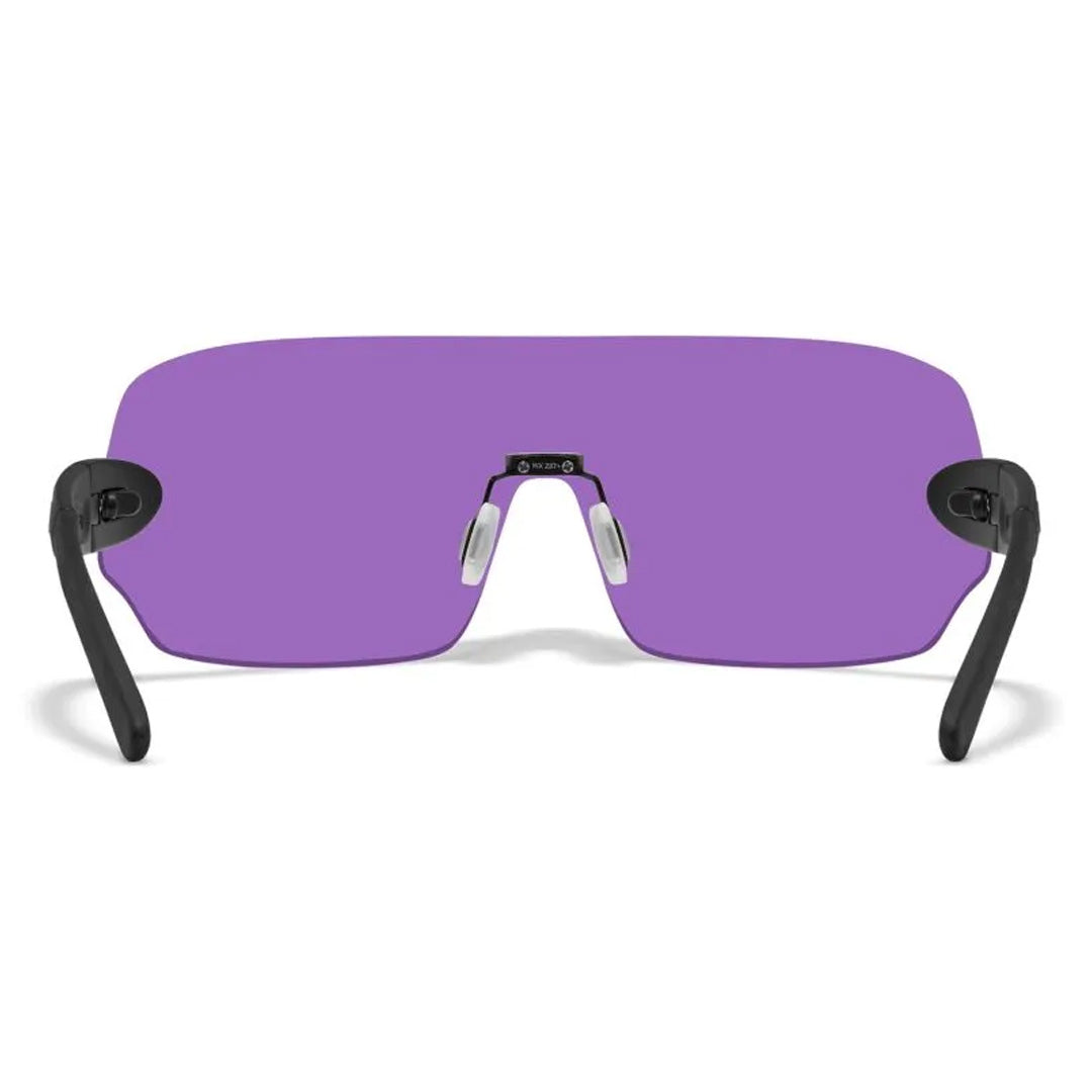 WX Detection Clear/Yellow/Orange/ Purple/Copper Matte Blk. Frame 5 Lens set Protective Eyewear - Bellmt