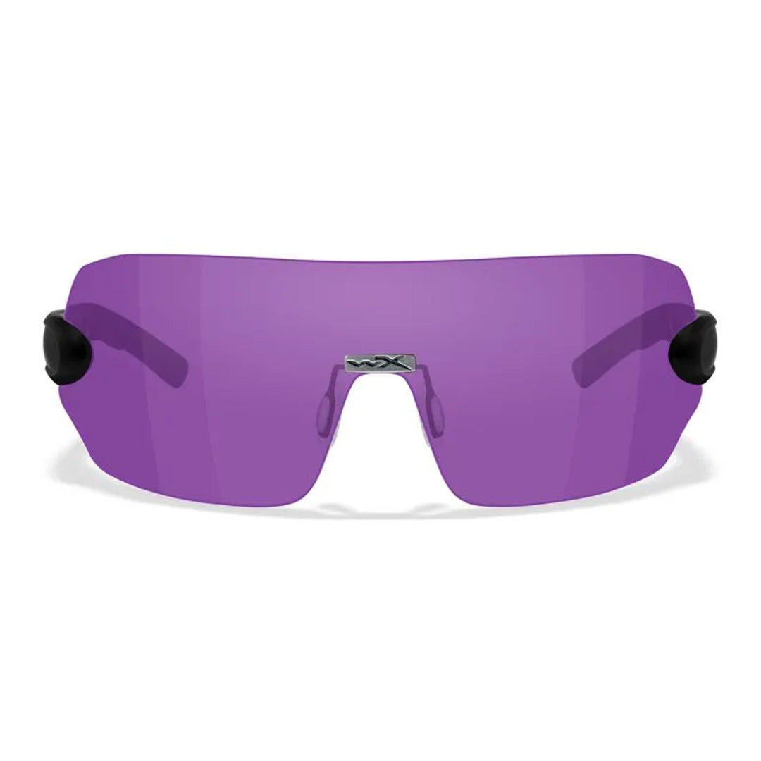 WX Detection Clear/Yellow/Orange/ Purple/Copper Matte Blk. Frame 5 Lens set Protective Eyewear - Bellmt