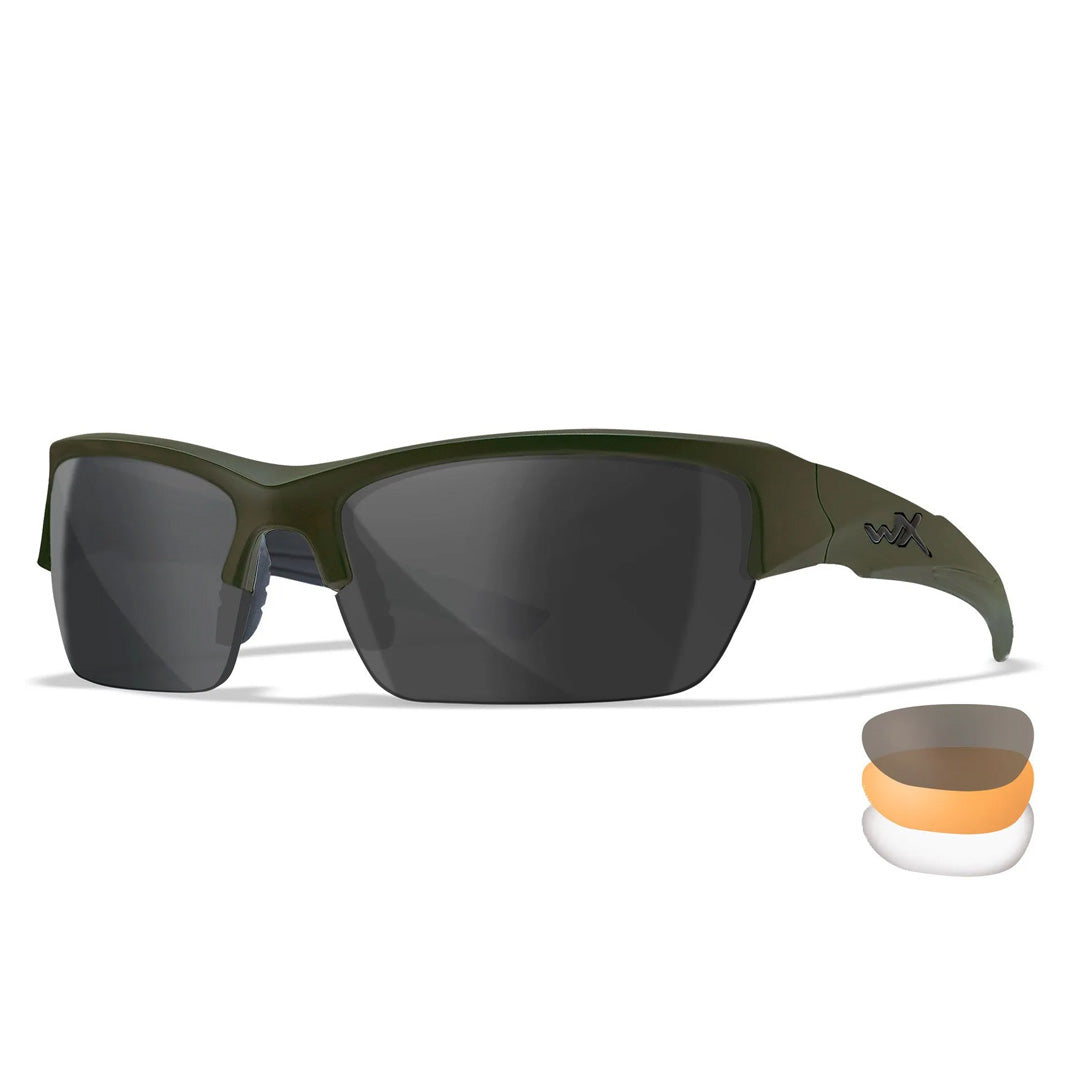 WX Valor 2.5 - 3 Lens Set (Grey/Clear/Light Rust) Tactical Eyewear - Bellmt