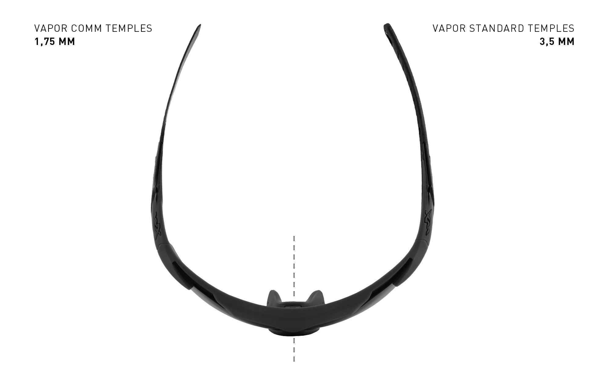 WX Vapor Comm 2.5 Grey/Clear/Light Rust Lens - Bellmt