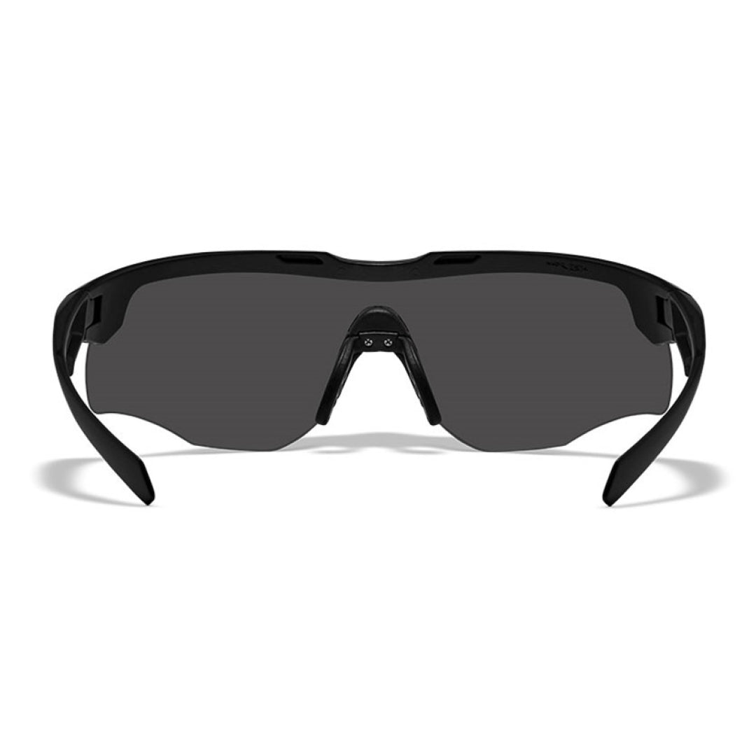 WX Rogue Comm Grey/Clear/Rust Matte Black Frame 3 Lens set Protective Eyewear - Bellmt