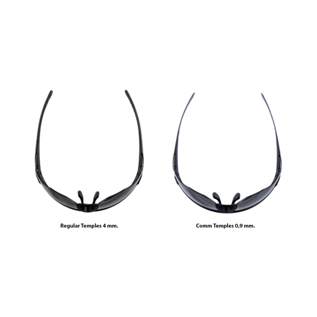 WX Rogue Comm Grey/Clear/Rust Tan Frame 3 Lens set Protective Eyewear - Bellmt