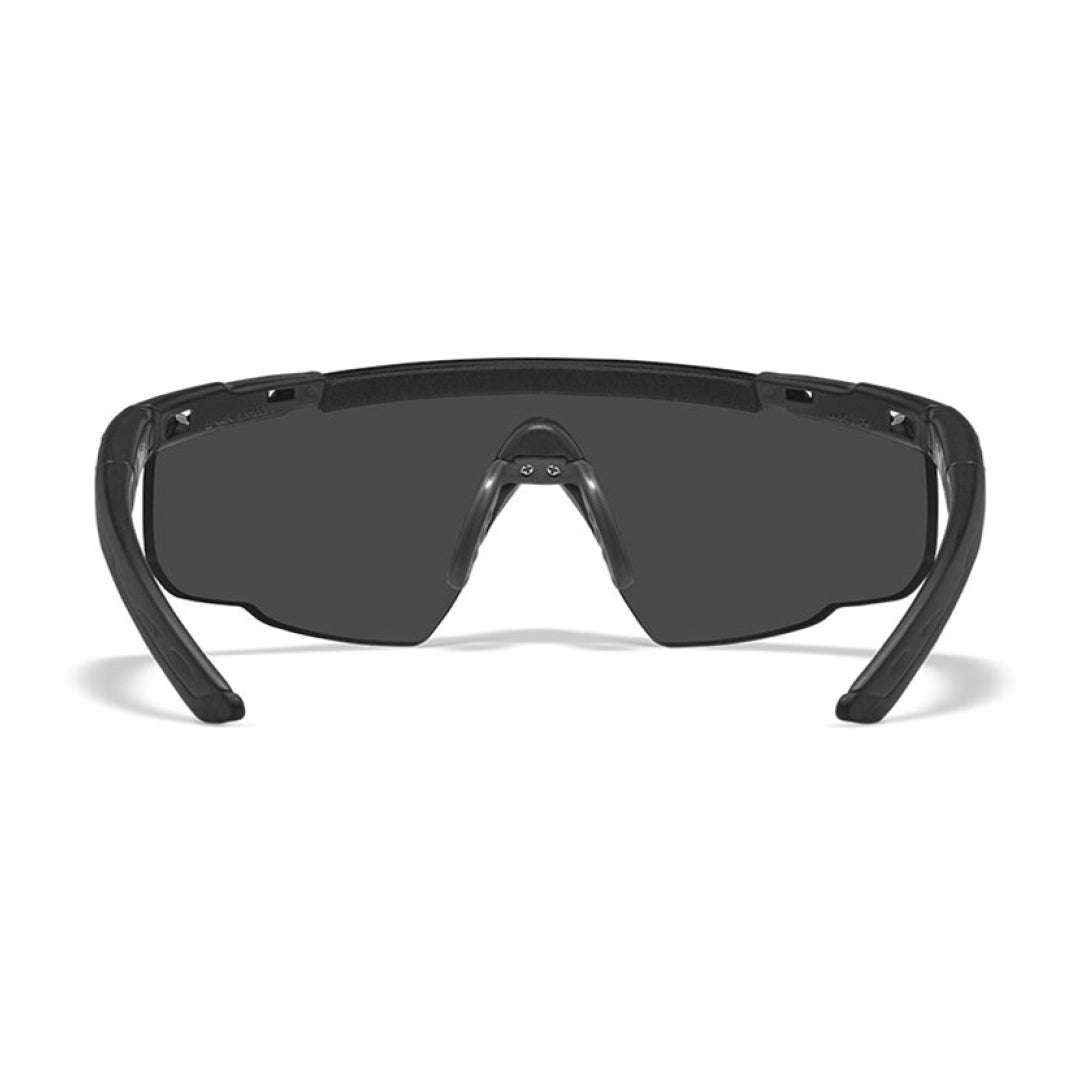 Saber Advanced Smoke/Clear Matte Black Frame 2 Lens set Protective Eyewear - Bellmt