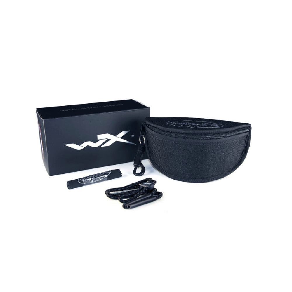 WX Vapor Comm 2.5 Grey/Clear/Light Rust Lens Matte Tan Frame - Bellmt