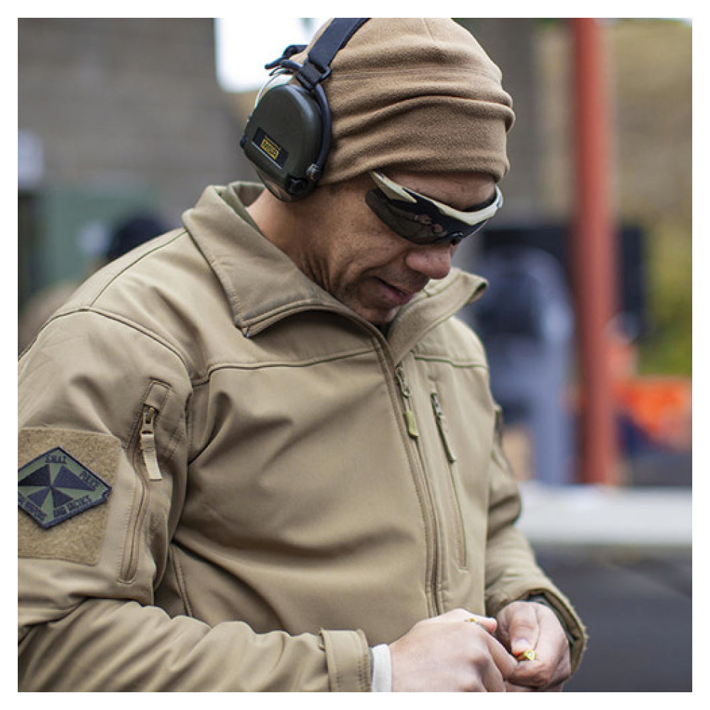 WX Vapor Comm 2.5 Grey/Clear/Light Rust Lens Matte Tan Frame - Bellmt