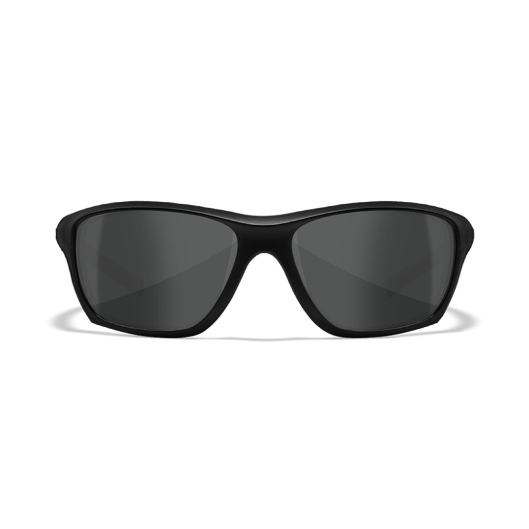 WX Aspect Smoke Grey Matte Black Frame Protective Eyewear - Bellmt