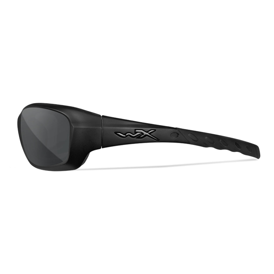 WX Gravity Smoke Grey Matte Black Frame Protective Eyewear - Bellmt