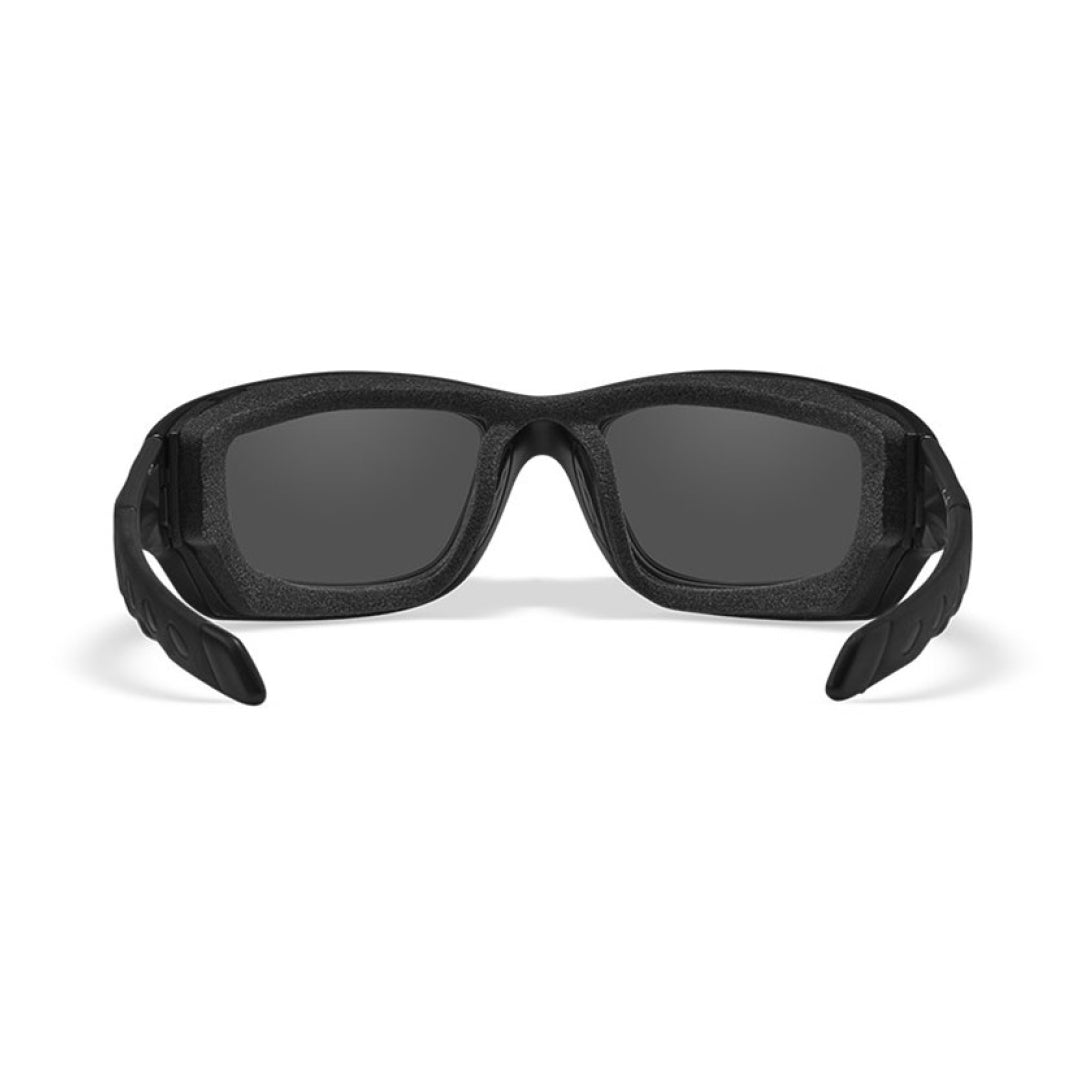 WX Gravity Captivate Smoke Grey Matte Black Frame Protective Eyewear - Bellmt