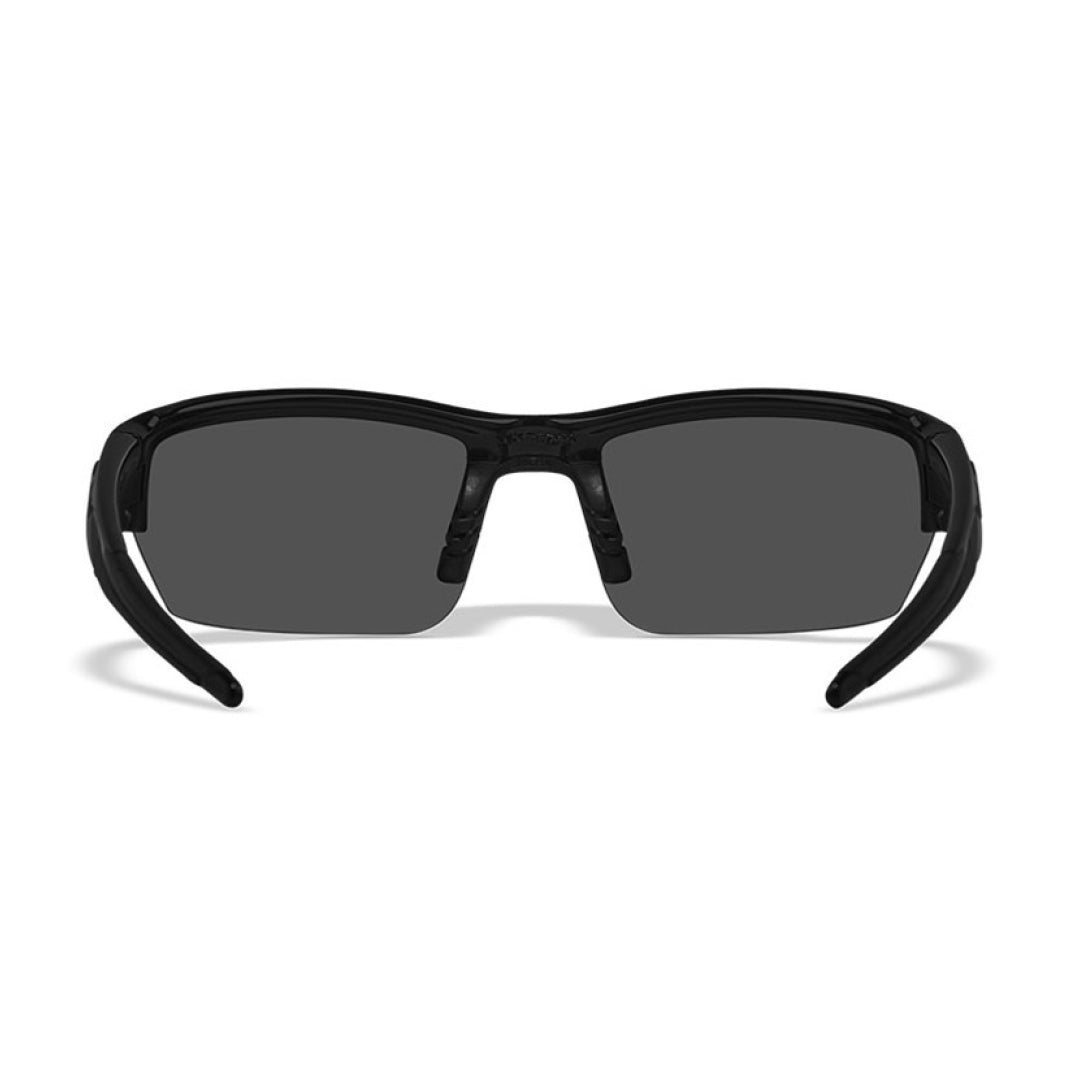 WX Saint Grey/Clear/Light Rust Matte Black Frame 3 Lens set Protective Eyewear - Bellmt