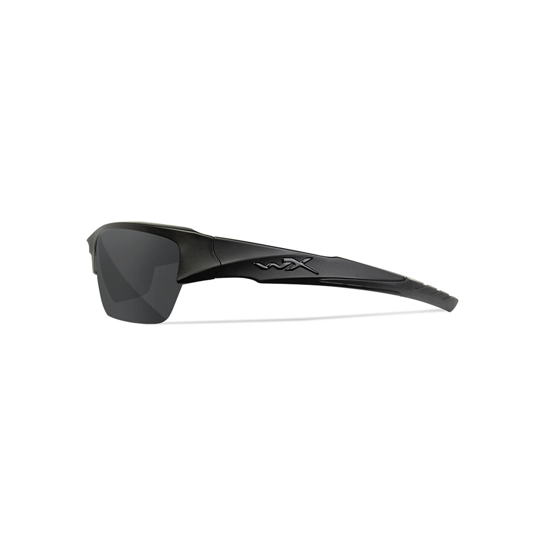 WX Valor 2.5 Smoke Grey Matte Black Frame Protective Eyewear - Bellmt