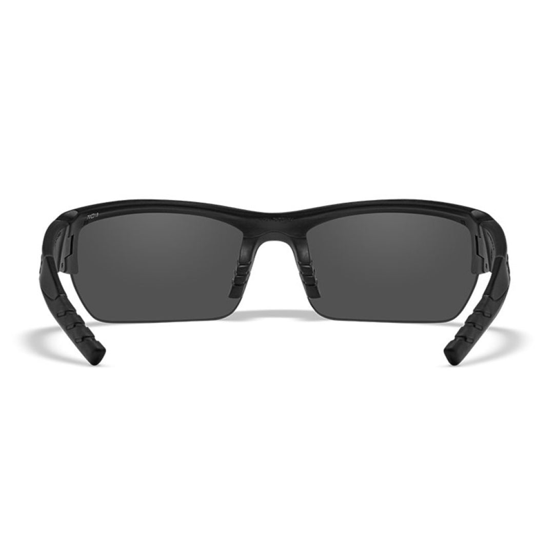 WX Valor 2.5 Smoke Grey Matte Black Frame Protective Eyewear - Bellmt