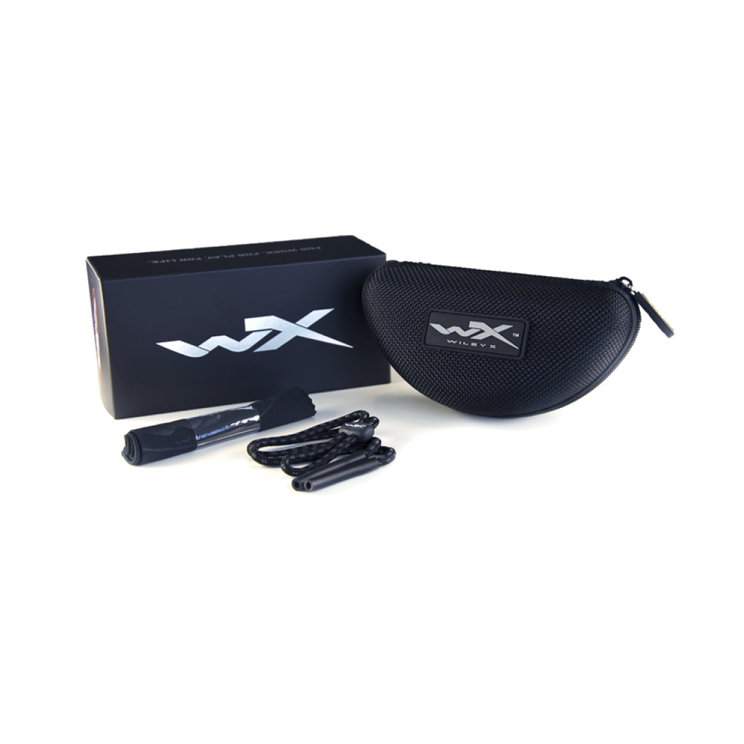 WX Valor Polarized Smoke Grey Matte Black Frame Protective Eyewear - Bellmt