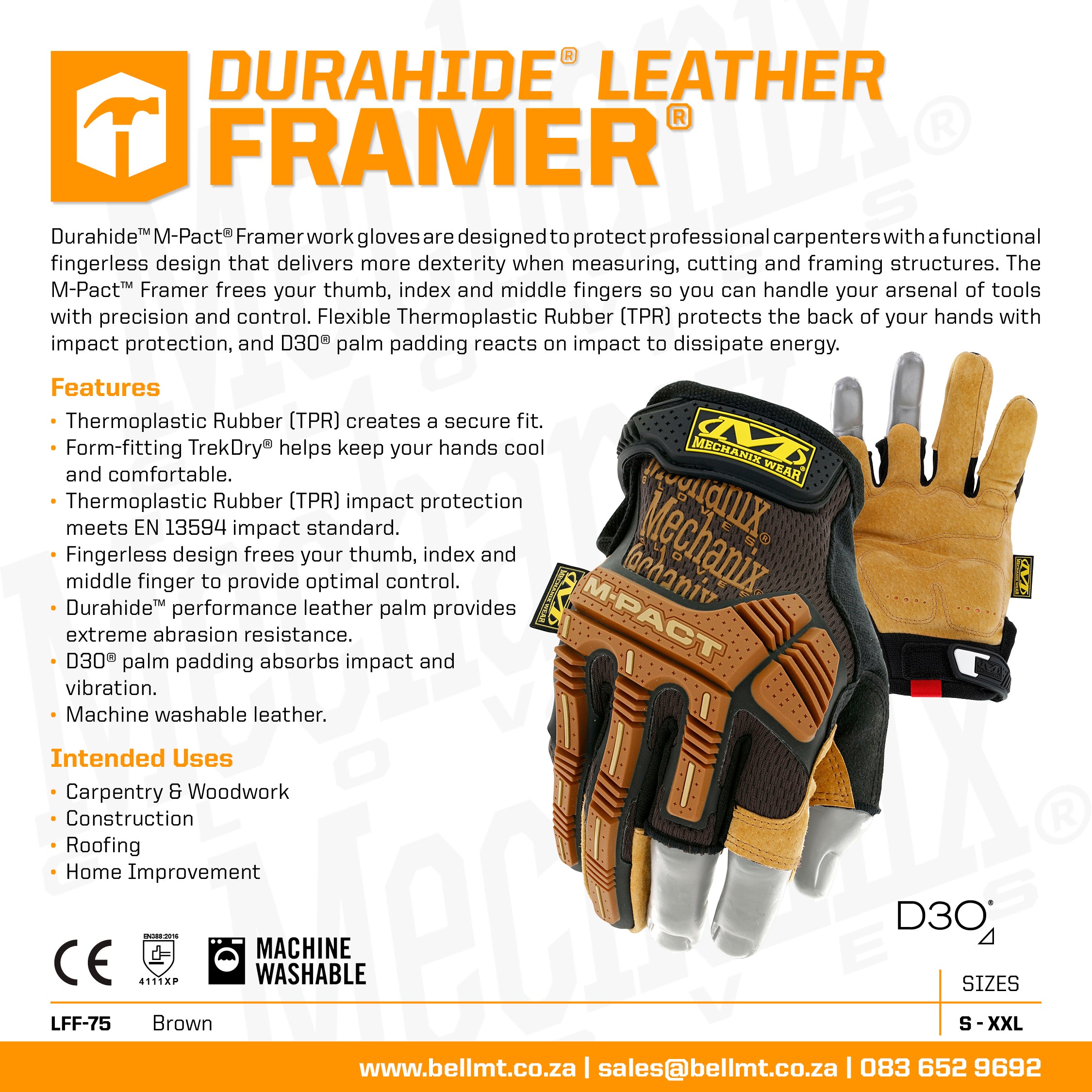 Mechanix deals framer gloves