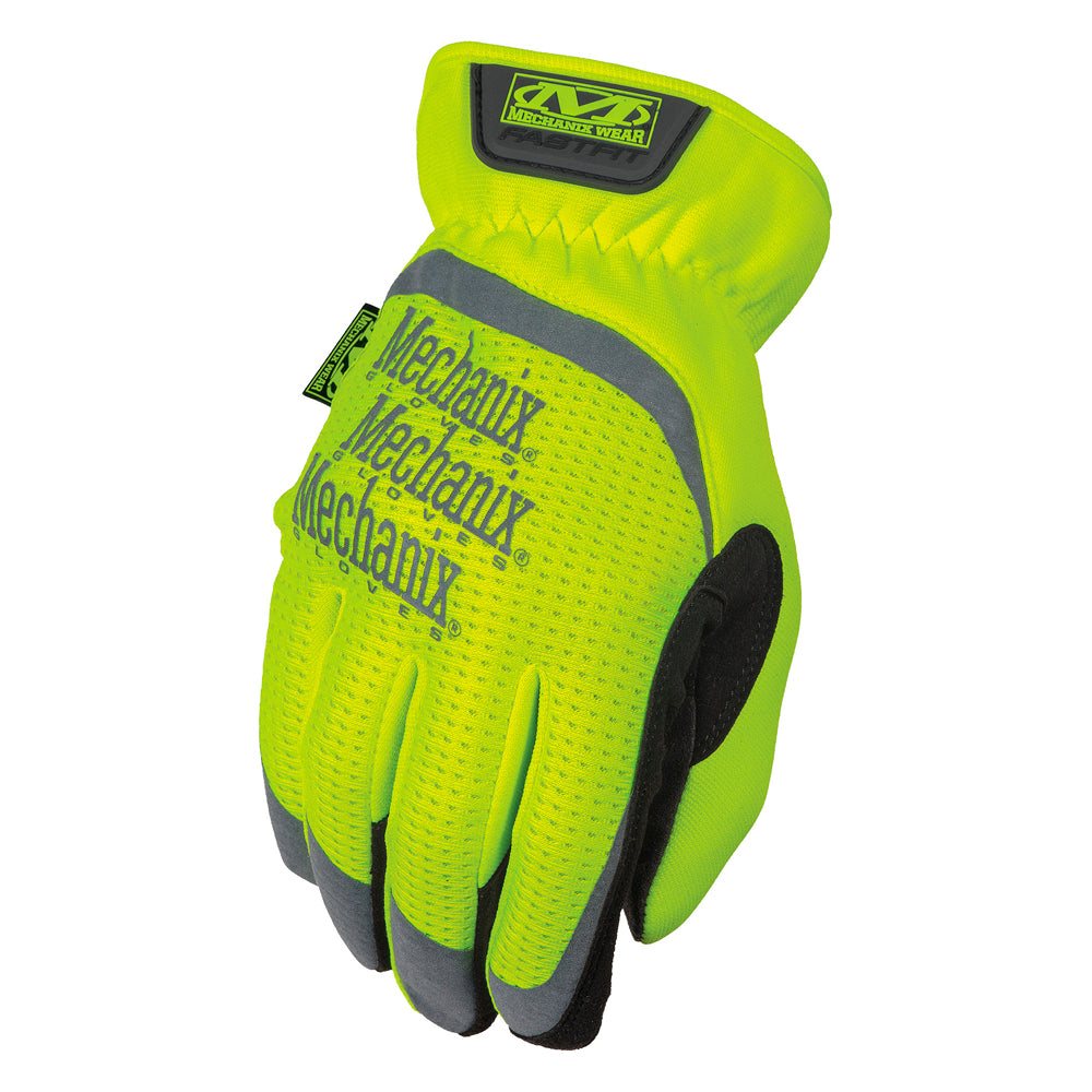 Mechanix Wear FastFit Hi-Viz yellow gloves