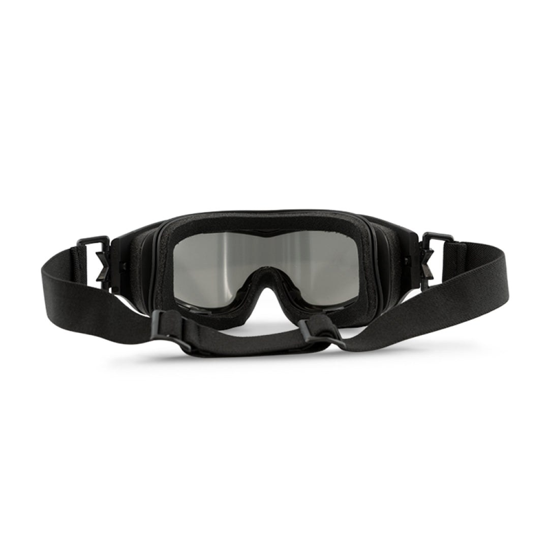 Spear Smoke/Clear/Light Rust Matte Black Frame Protective Eyewear - Bellmt
