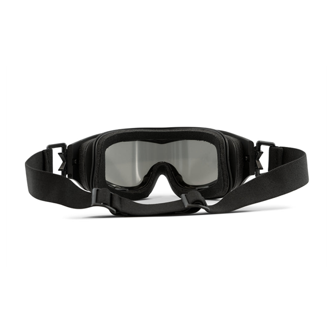 Spear Dual Smoke/Clear/Rust Matte Black Frame Protective Eyewear - Bellmt