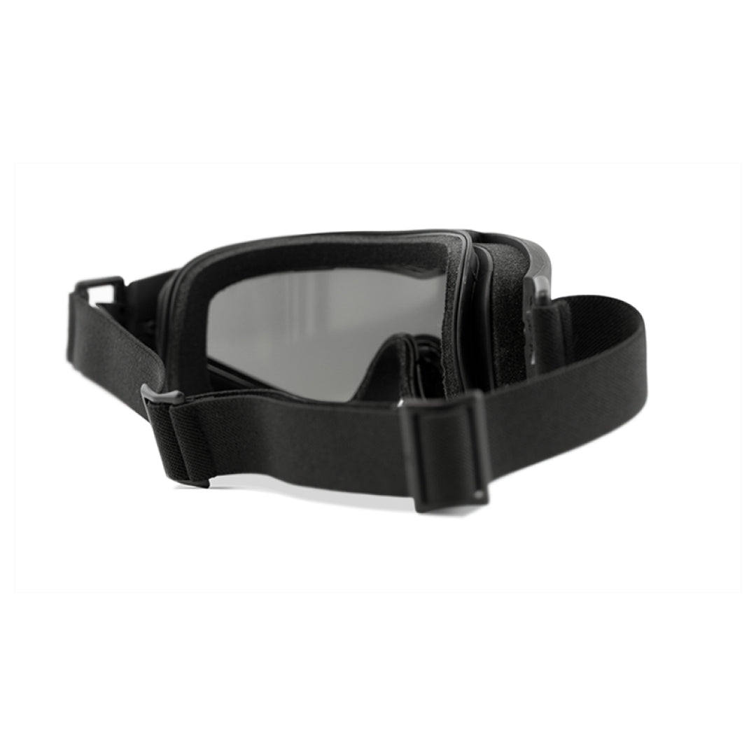 Spear Dual Smoke/Clear/Rust Matte Black Frame Protective Eyewear - Bellmt