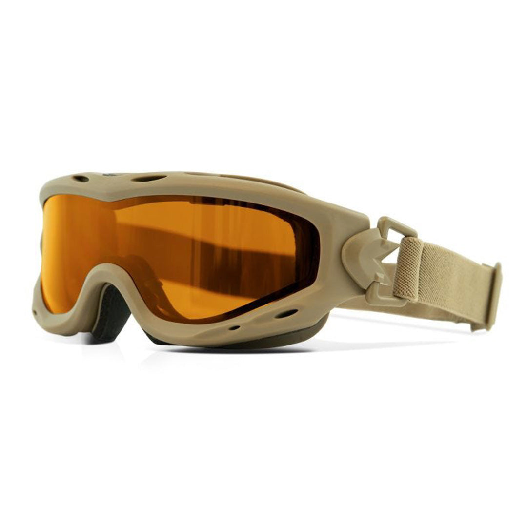 Spear Dual Smoke/Clear/Rust Tan Frame Protective Eyewear - Bellmt