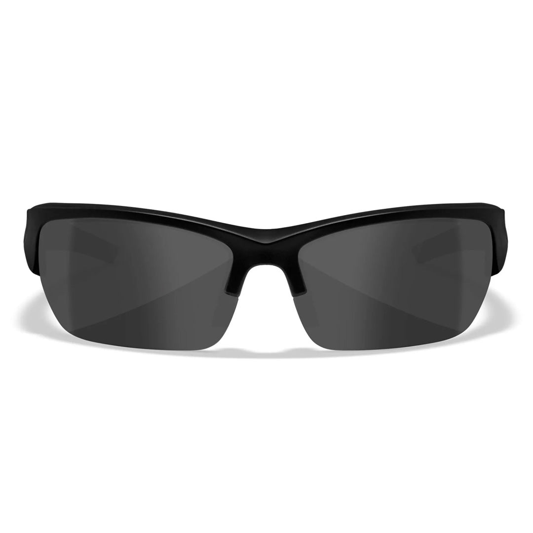 WX Valor Smoke Grey/Clear Matte Black Frame 2 lens set Protective Eyewear - Bellmt